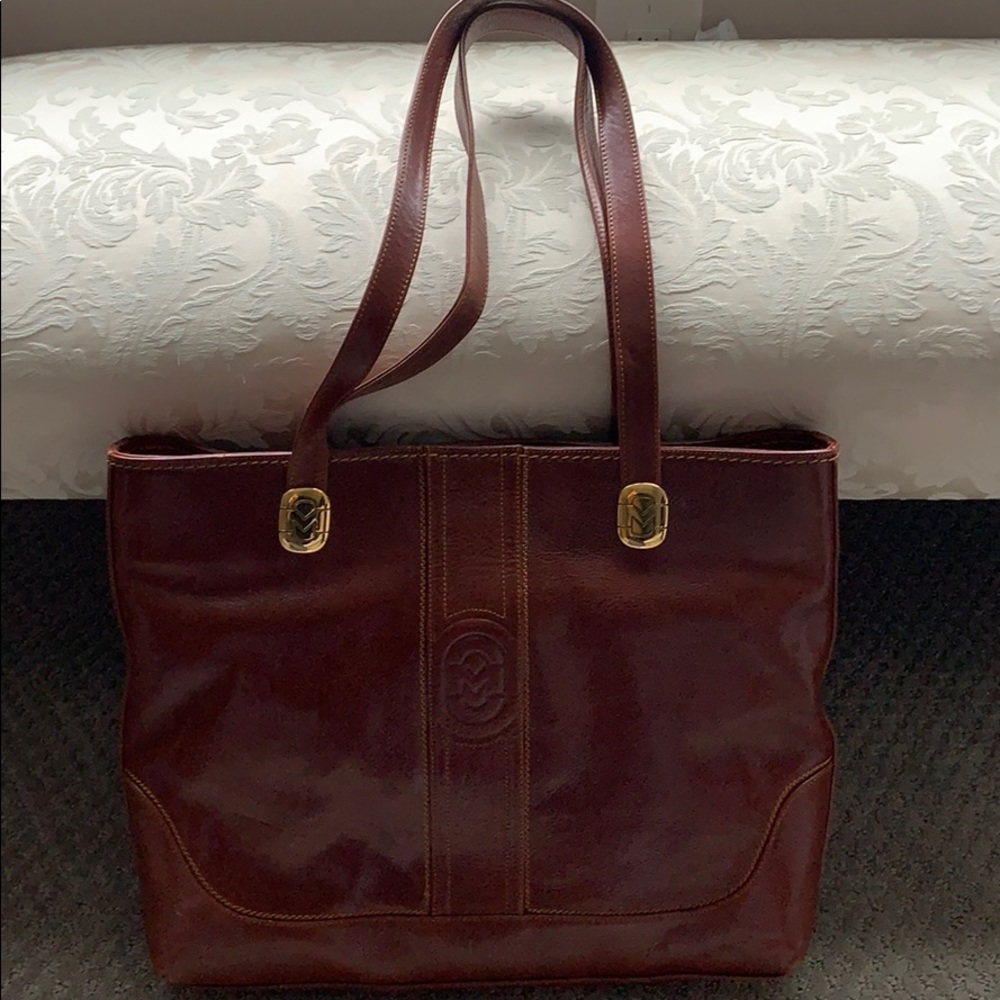 Vintage Italy Marino Orlandi Brown Leather Purse